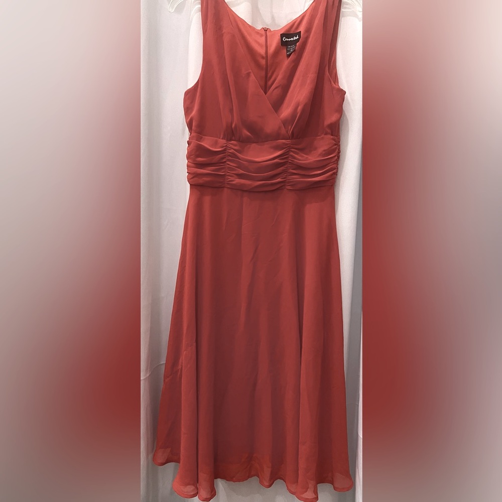 Connected Apparel Coral Dress